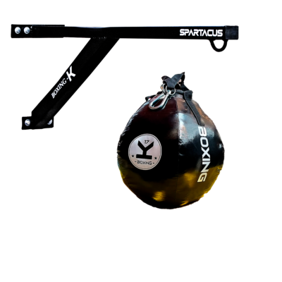 Kit de Boxeo Saco Wrecking + Soporte Spartacus de 80 Cm