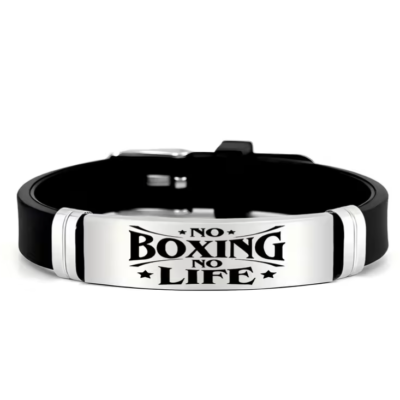 Pulsera deportiva "NO BOXING NO LIFE" - Boxeo Accesorios